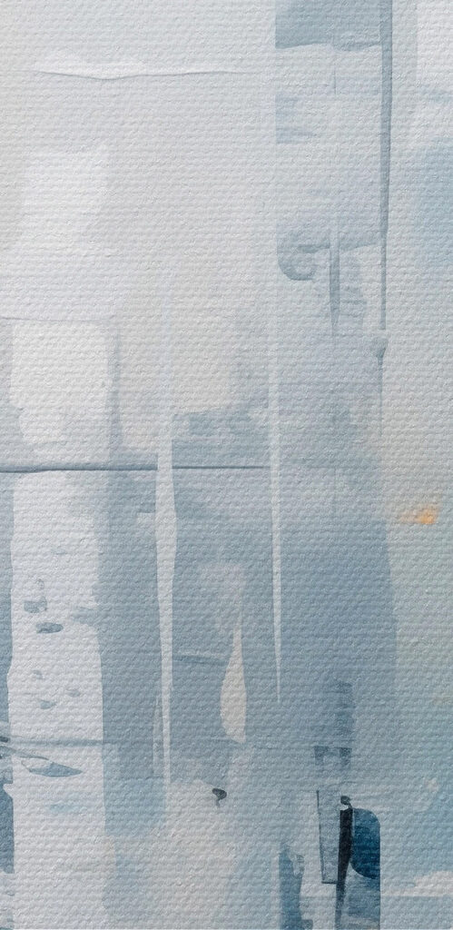 Painting of a city Painting of a city