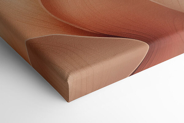 Soft waves in warm hues Soft waves in warm hues