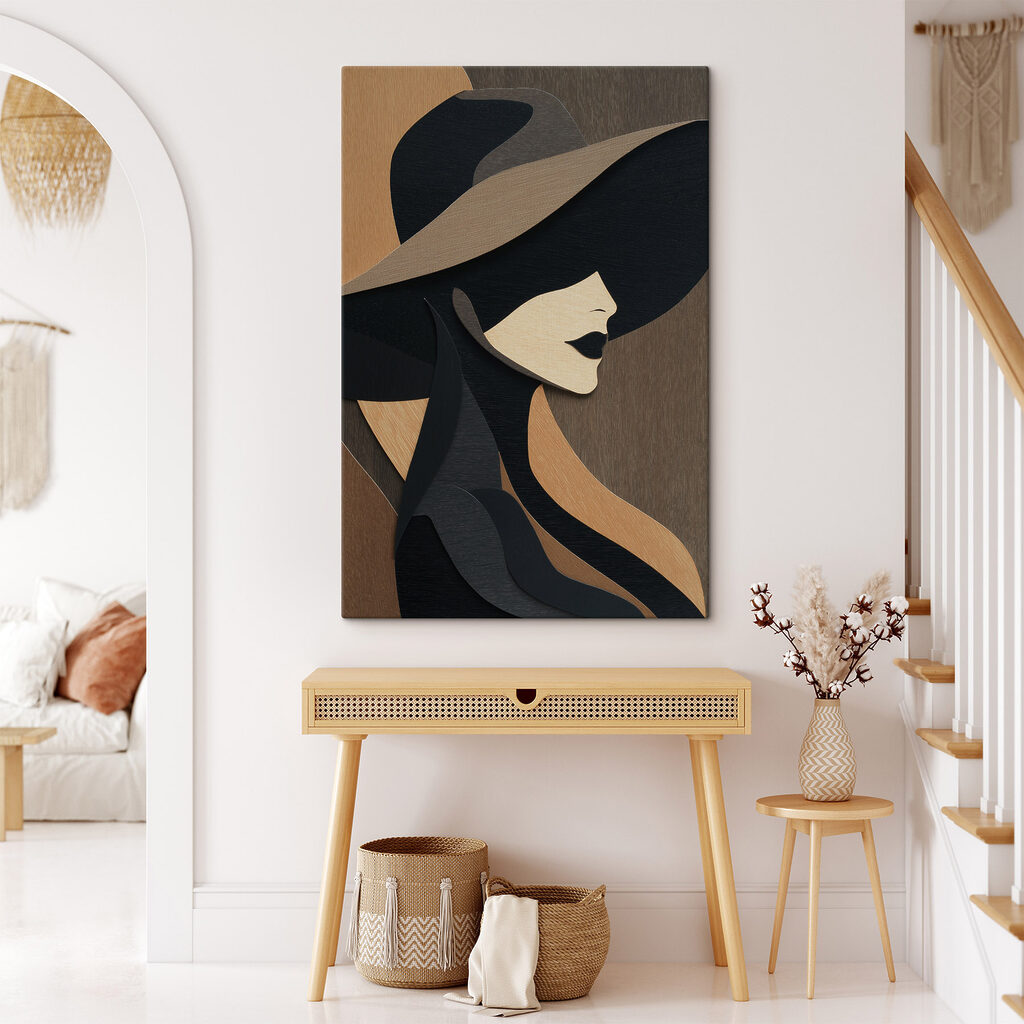 Woman with a hat