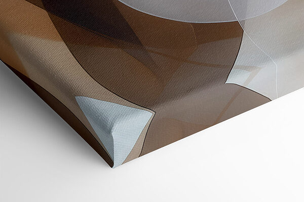 Fluid forms in soft, warm hues