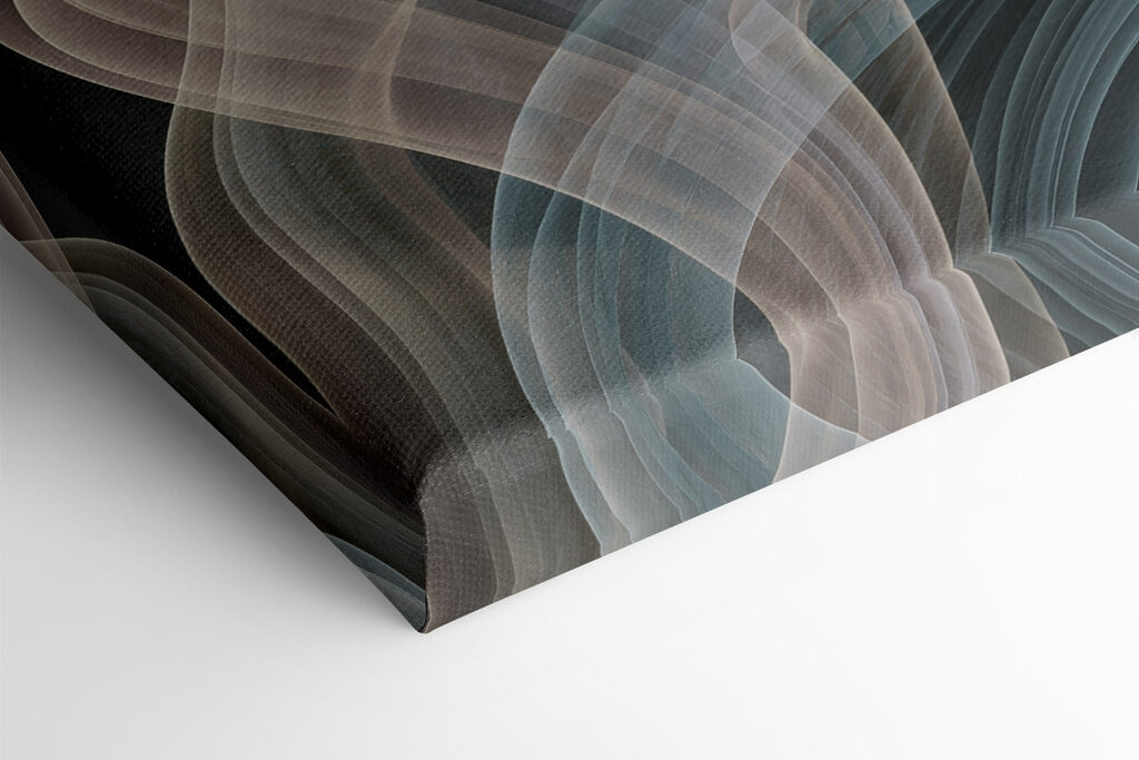 Flowing waves of soft color Flowing waves of soft color
