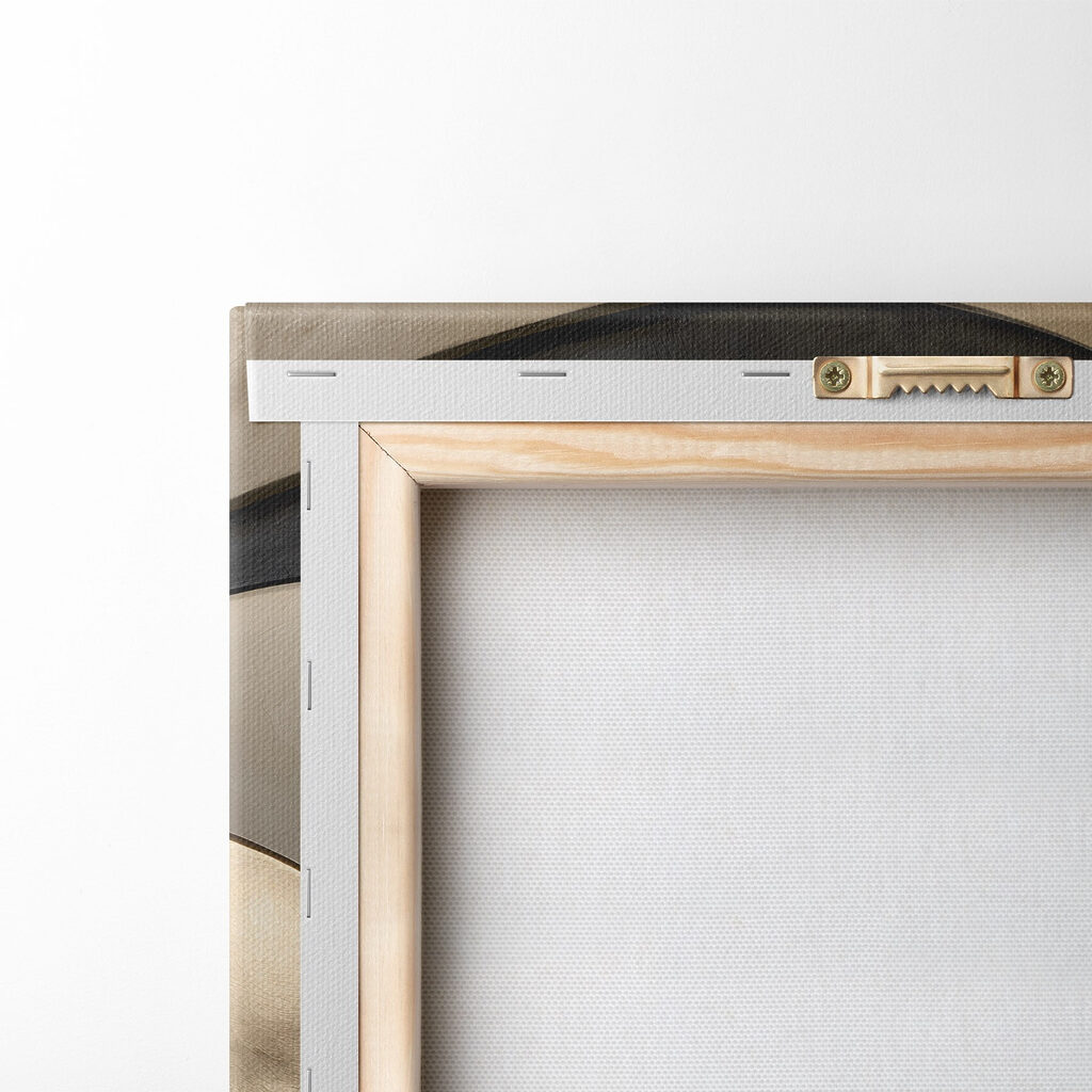 - Wavy patterns in neutral tones - Wavy patterns in neutral tones