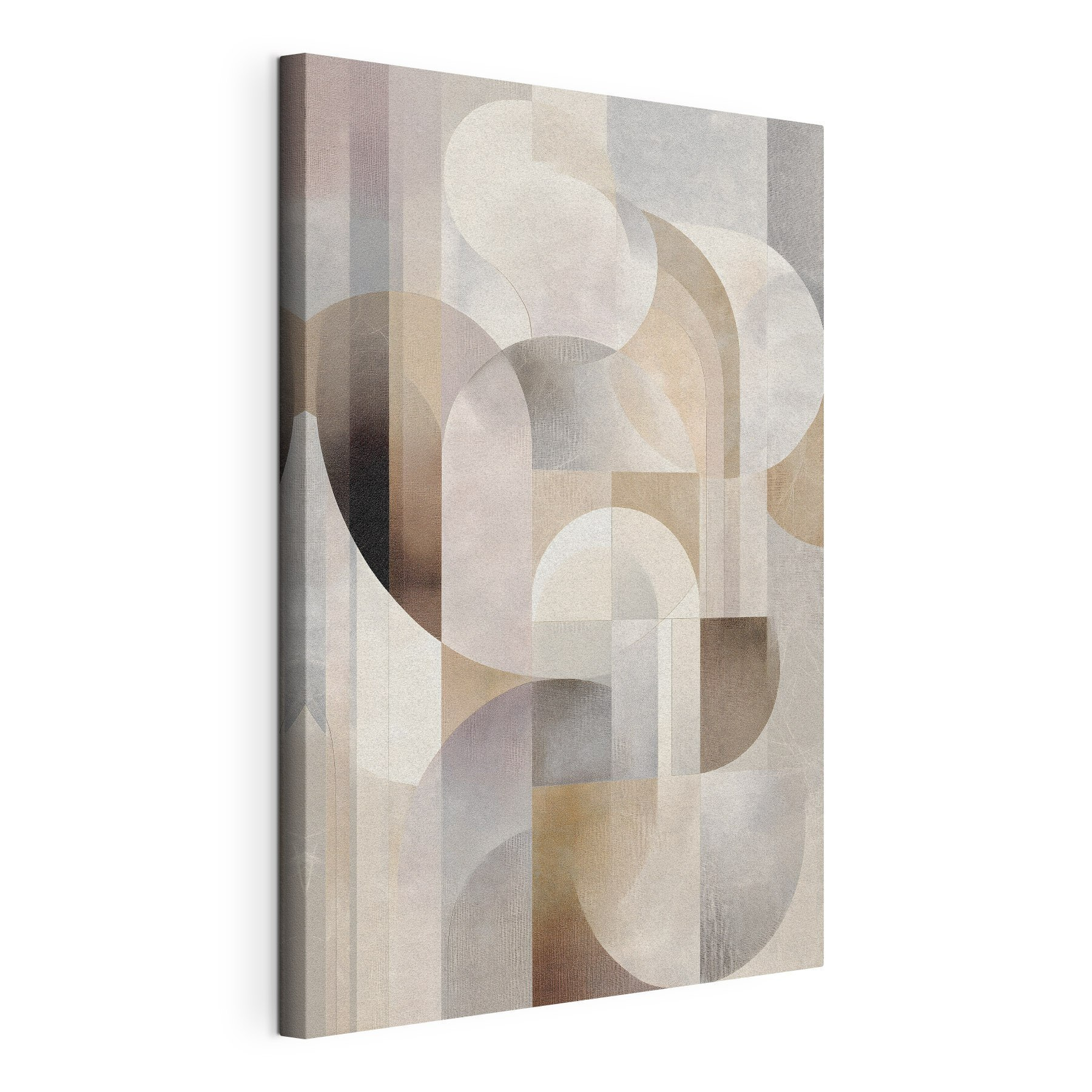 Abstract shapes in soft colors