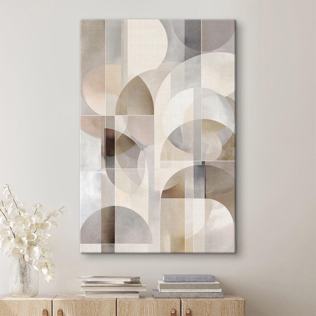 Abstract patterns in soft tones