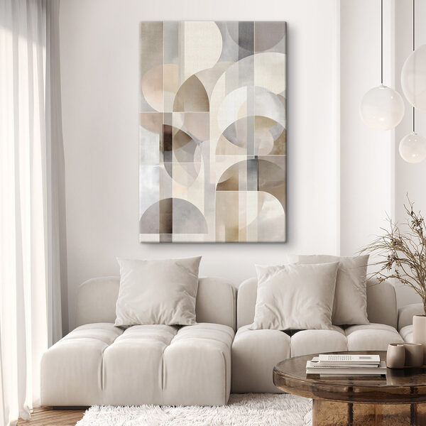 Abstract patterns in soft tones