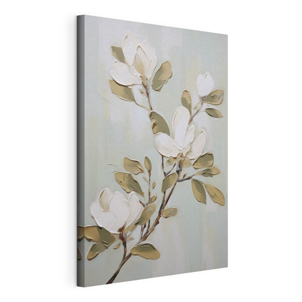 Tablouri Tablou cu o floare albă (SKU: s49902) Tablouri Tablouri Tablou cu o floare albă (SKU: s49902)