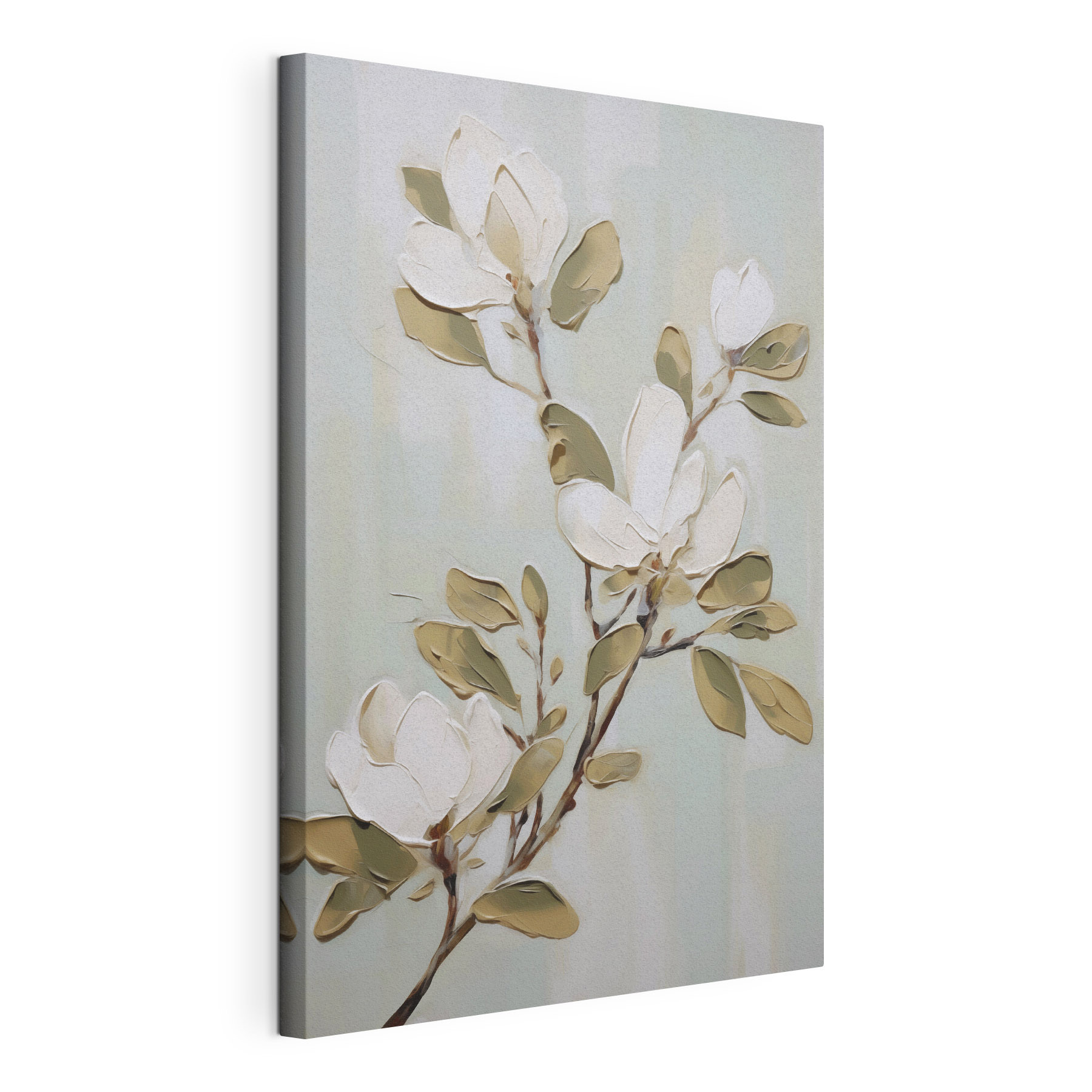 Painting of a white flower