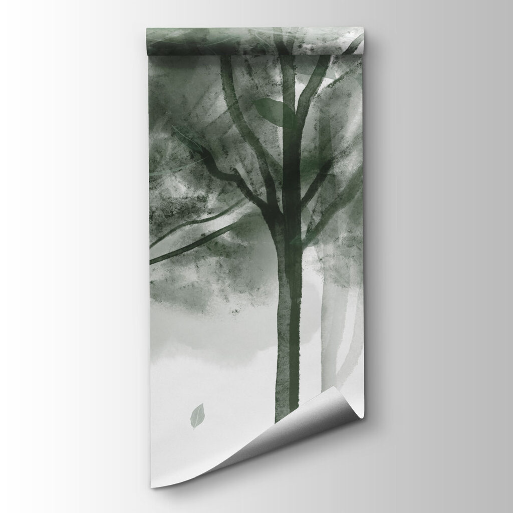 Group of trees with leaves