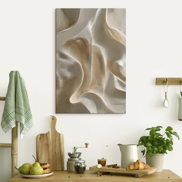 Flowing forms create soft elegance