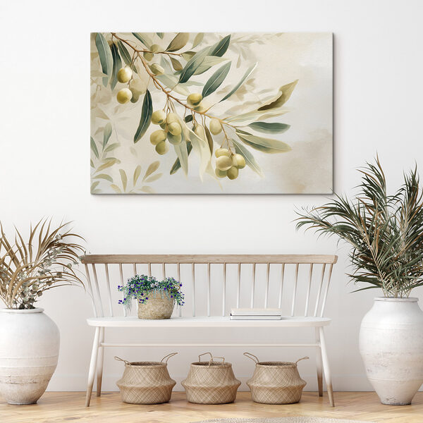 Delicate branch with subtle leaves Delicate branch with subtle leaves