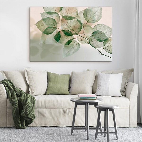 Translucent leaves in soft light