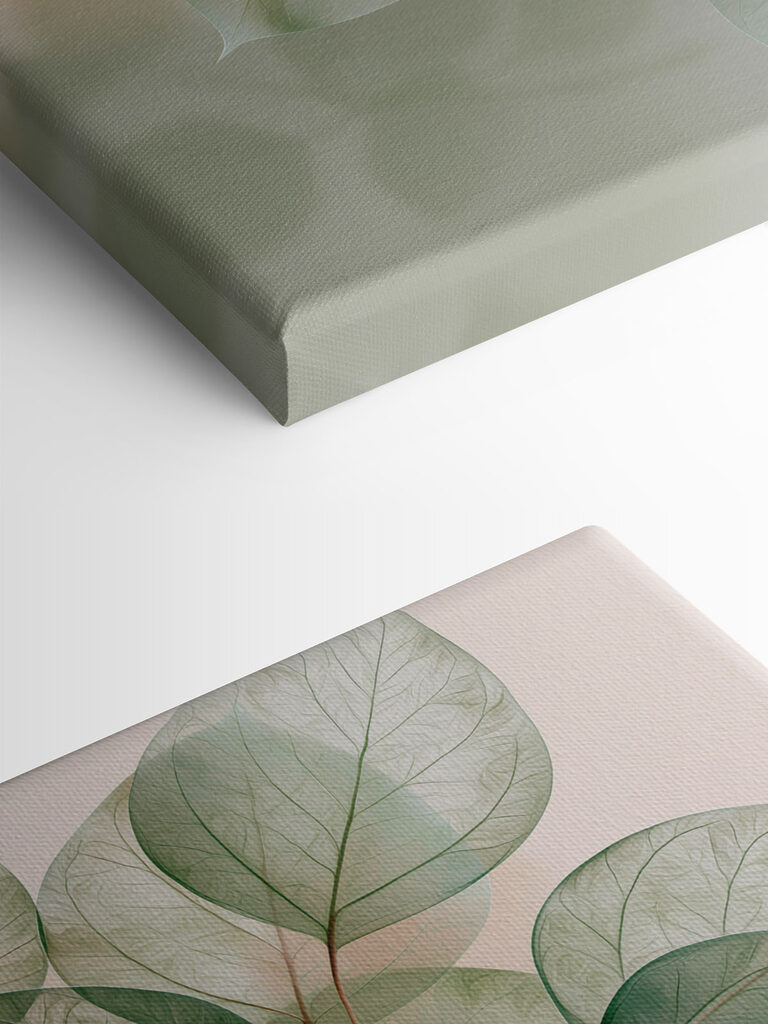 Translucent leaves in soft light