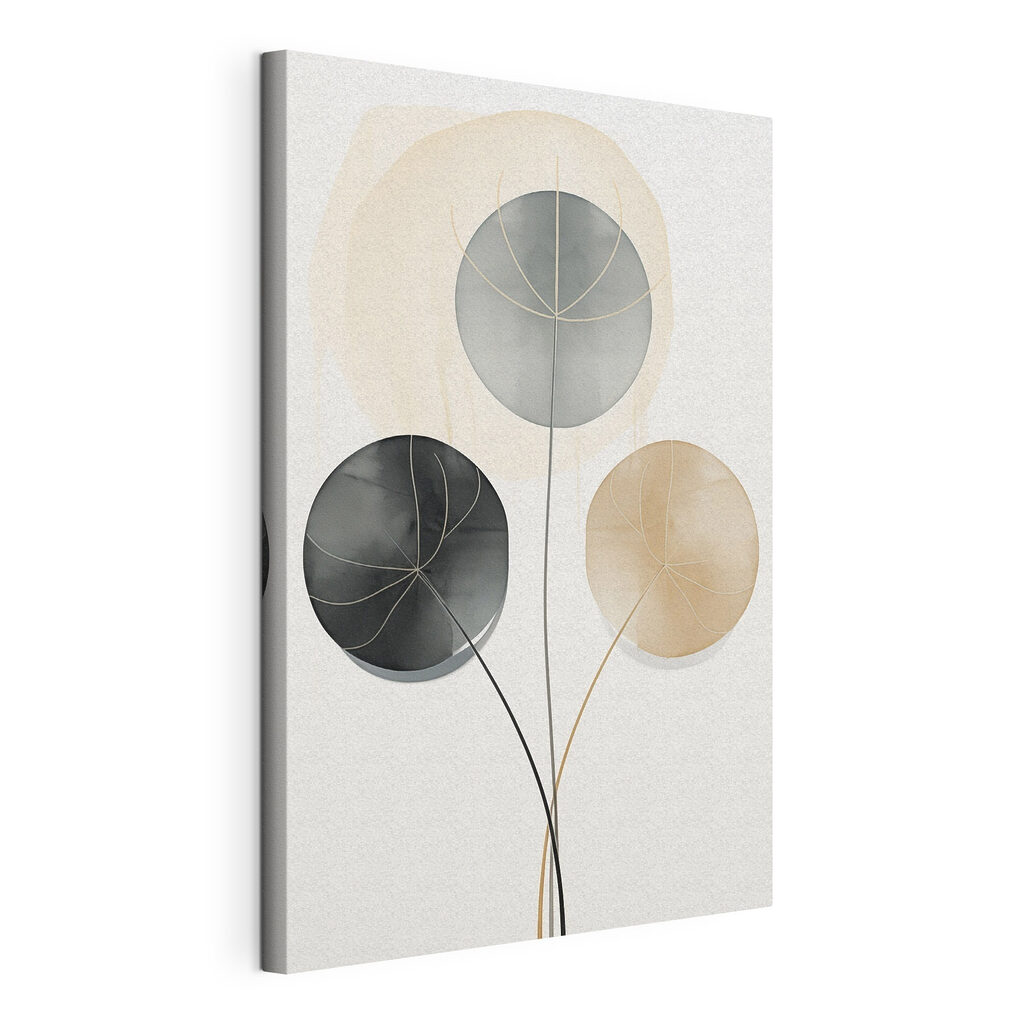 Elegant abstract circles in soft colors Elegant abstract circles in soft colors