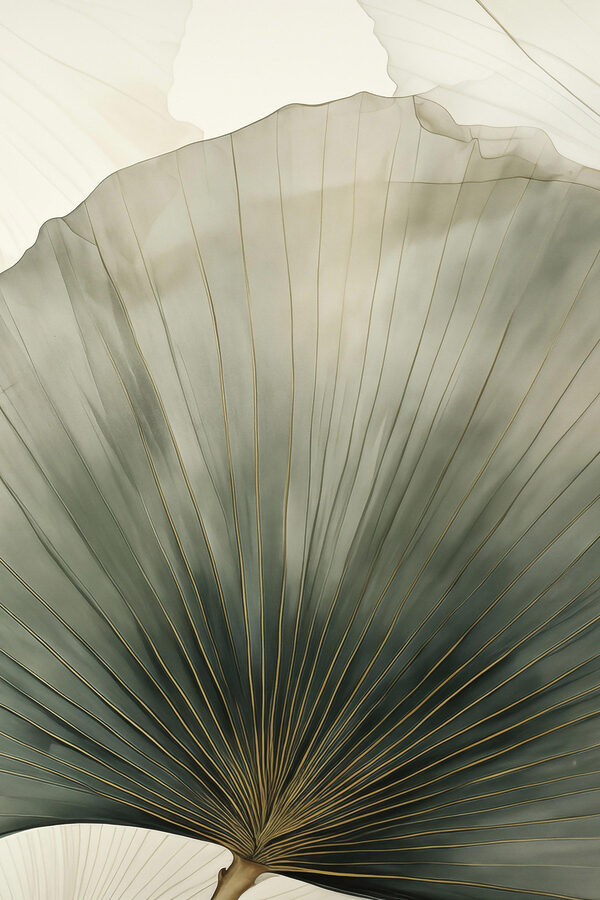 Delicate leaf patterns in soft hues Delicate leaf patterns in soft hues