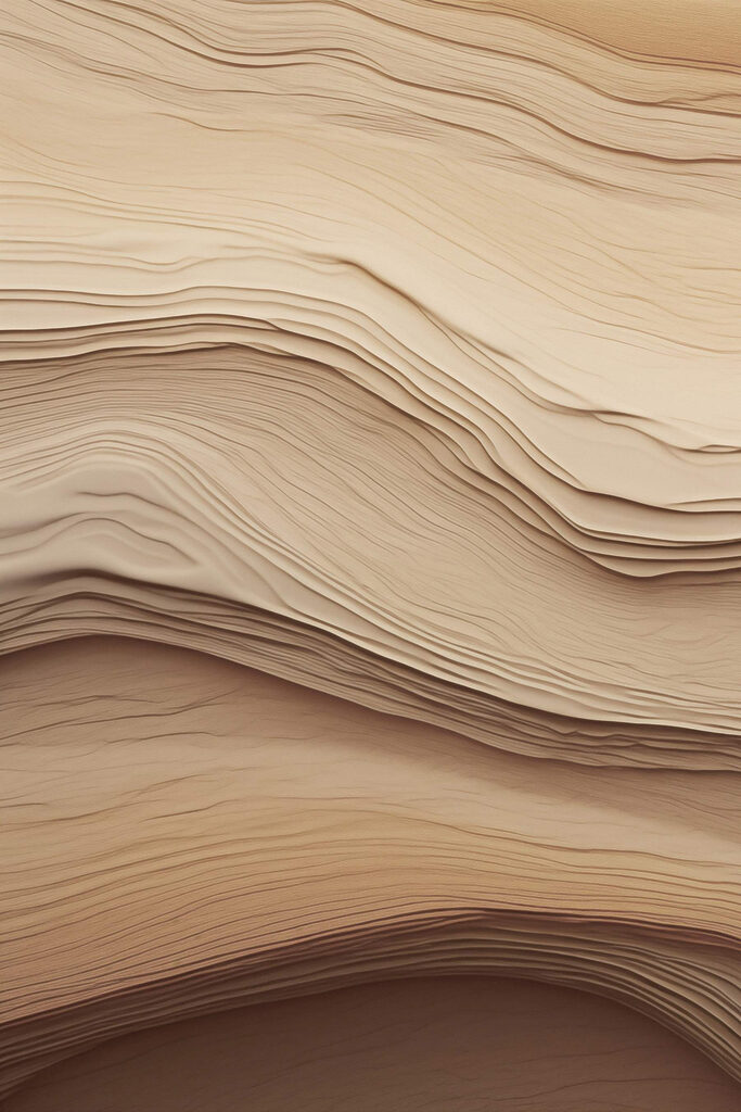 Soft, flowing layers of warm tones Soft, flowing layers of warm tones
