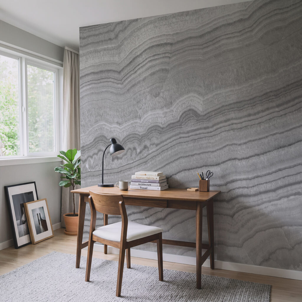 Valuri naturale într-un design monocrom
