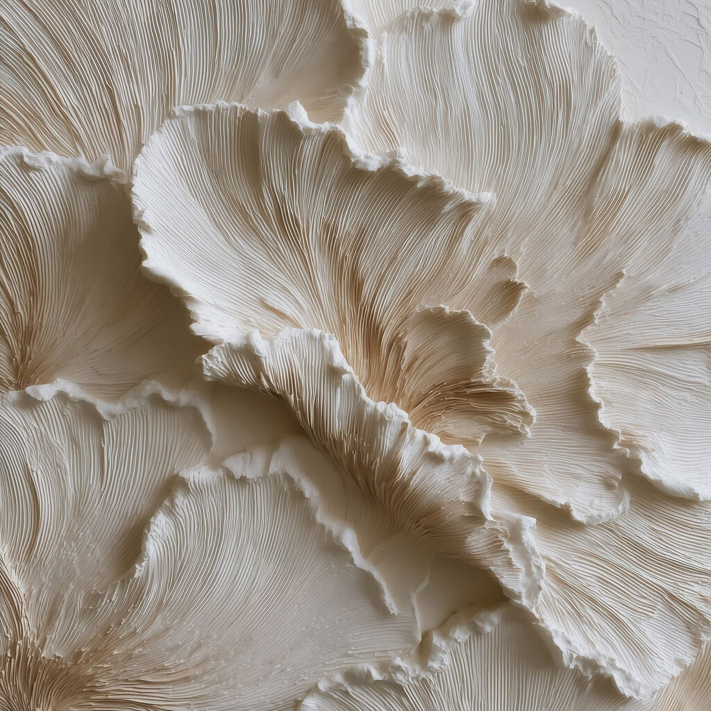 Delicate floral patterns in neutral tones Delicate floral patterns in neutral tones
