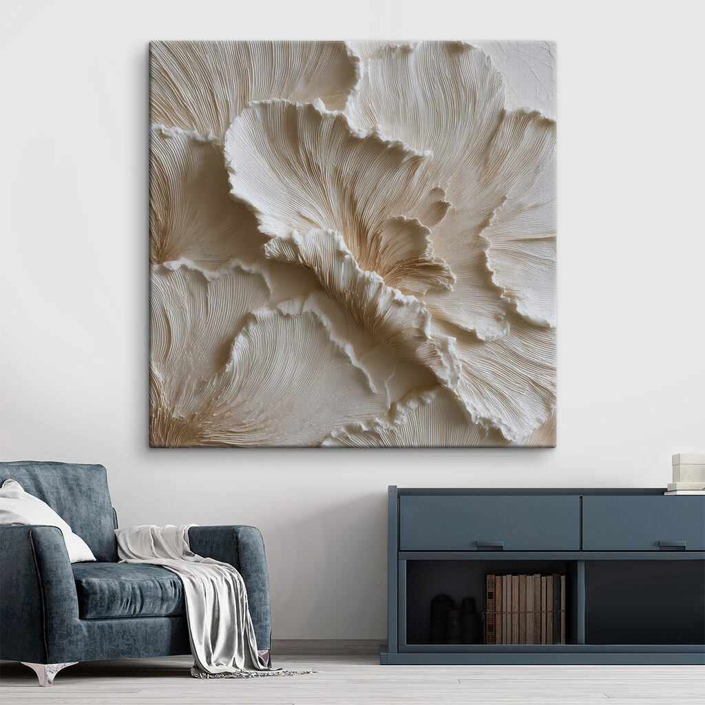 Delicate floral patterns in neutral tones Delicate floral patterns in neutral tones