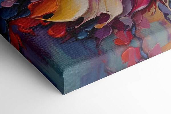 Painting of colorful leaves Painting of colorful leaves