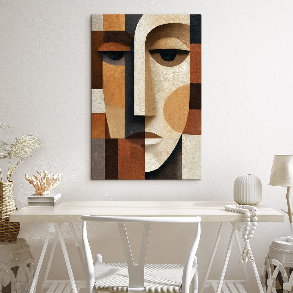 Face made out of a piece of fabric