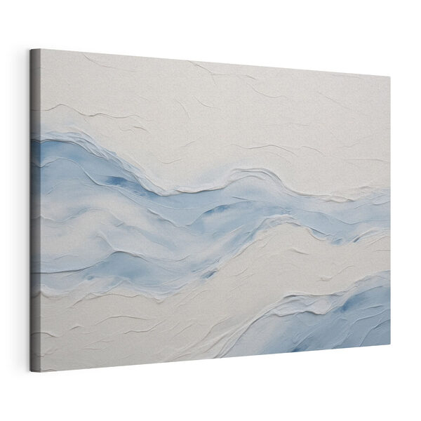Soft waves in soothing blue tones