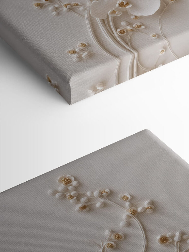 Delicate blooms against a soft backdrop