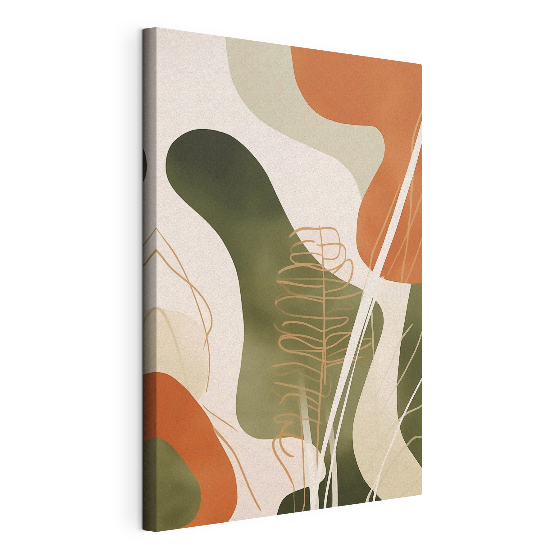 Abstract shapes in earthy tones Abstract shapes in earthy tones
