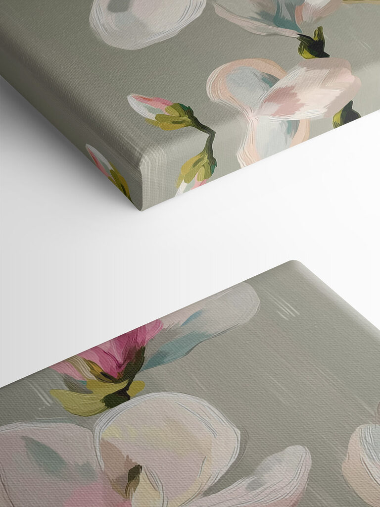 Soft blossoms in gentle hues