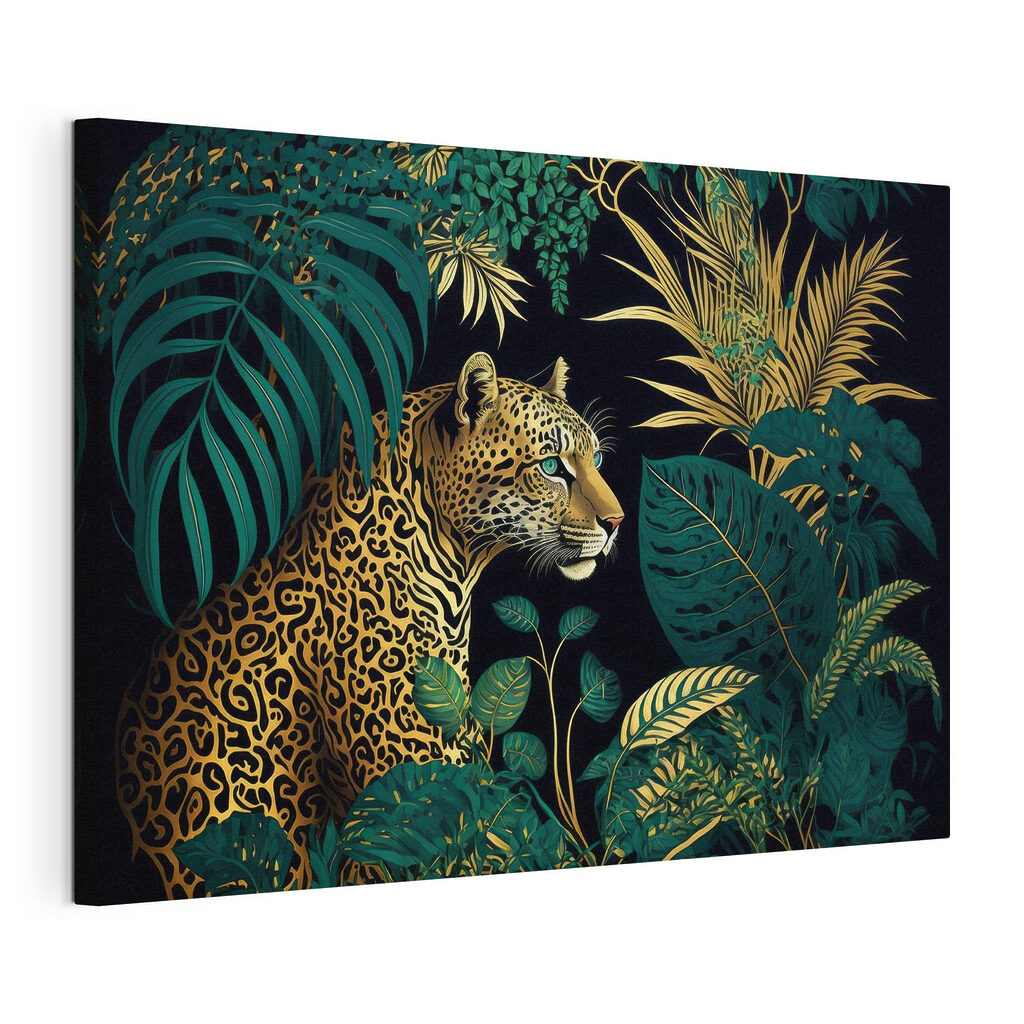 A leopard in the jungle A leopard in the jungle