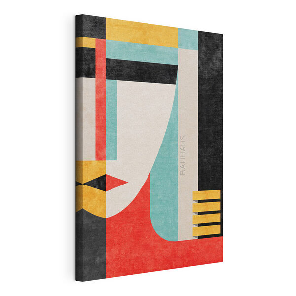 A colorful art piece with text