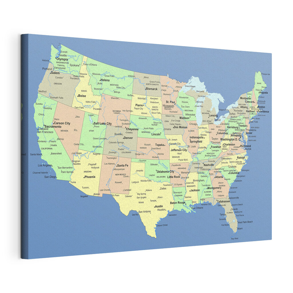 A map of the united states