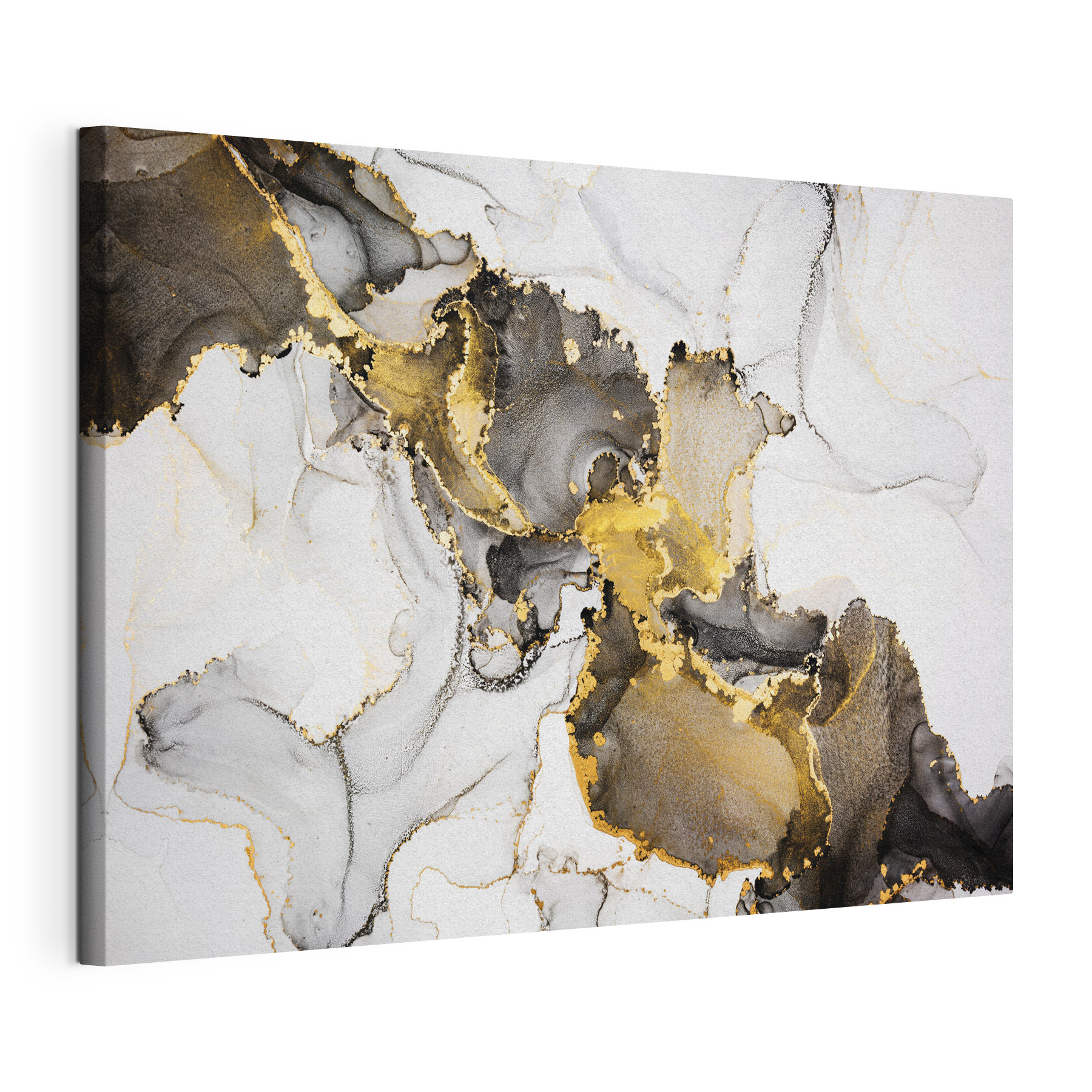 Abstract blend of black and white
