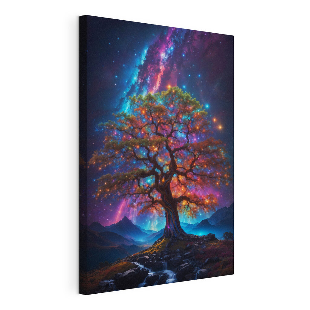 Tree with colorful lights Tree with colorful lights