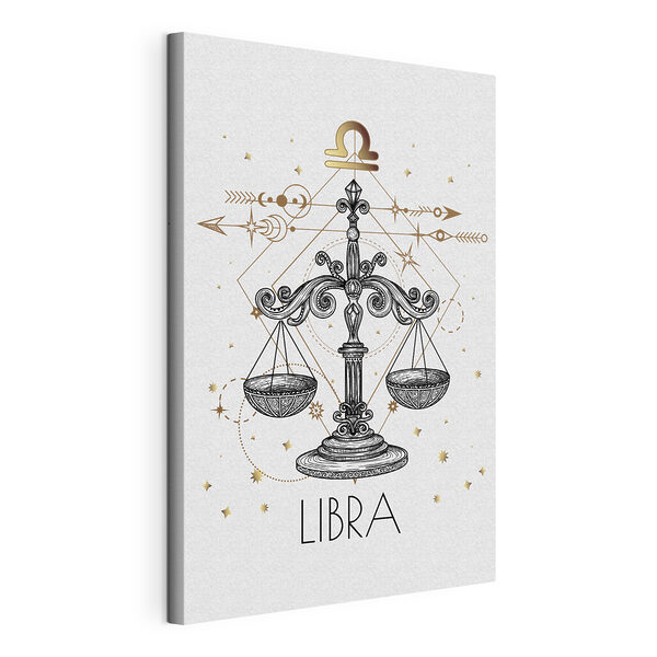 Un desen de un semn zodiacal libra Tablouri Un desen de un semn zodiacal libra