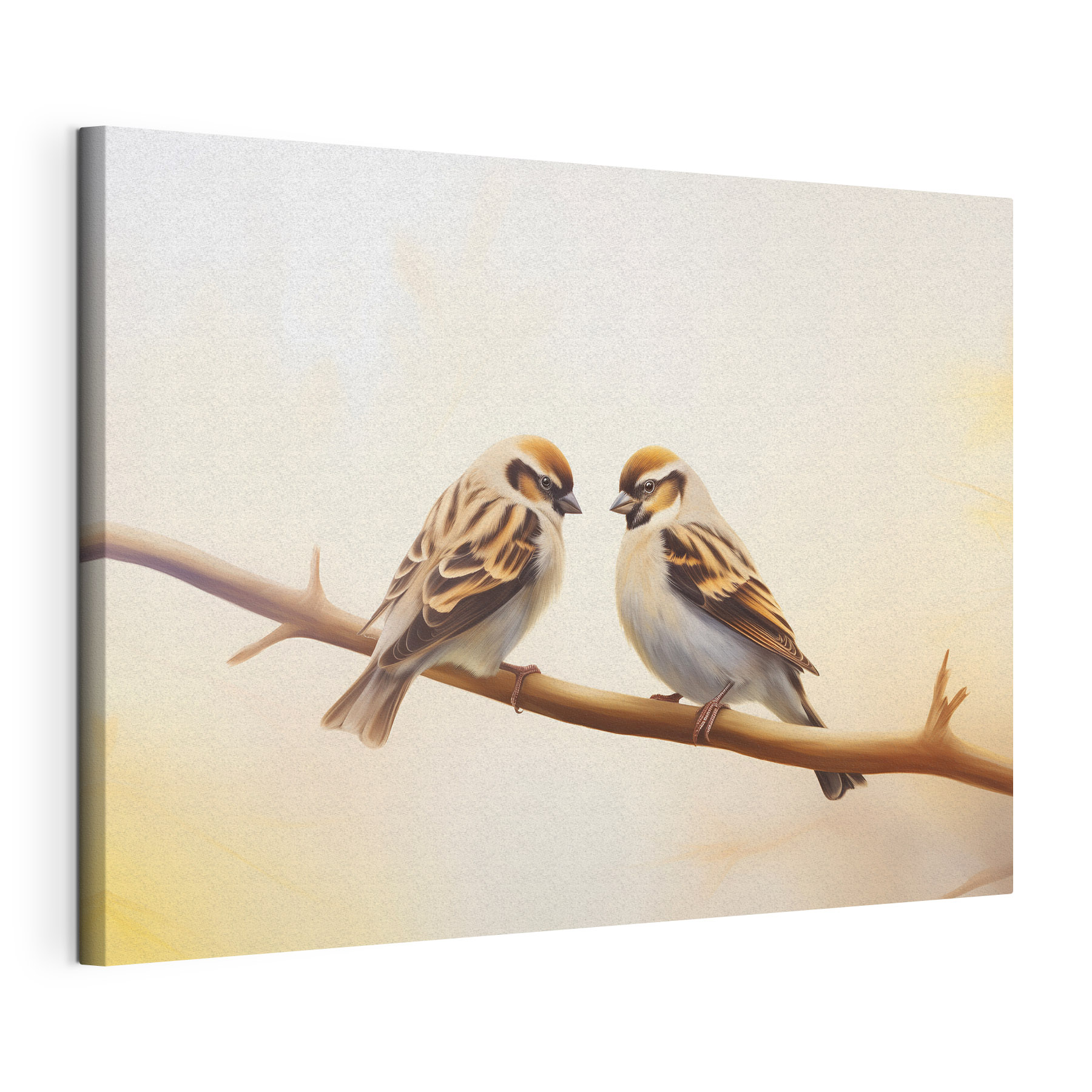 Two birds on a branch