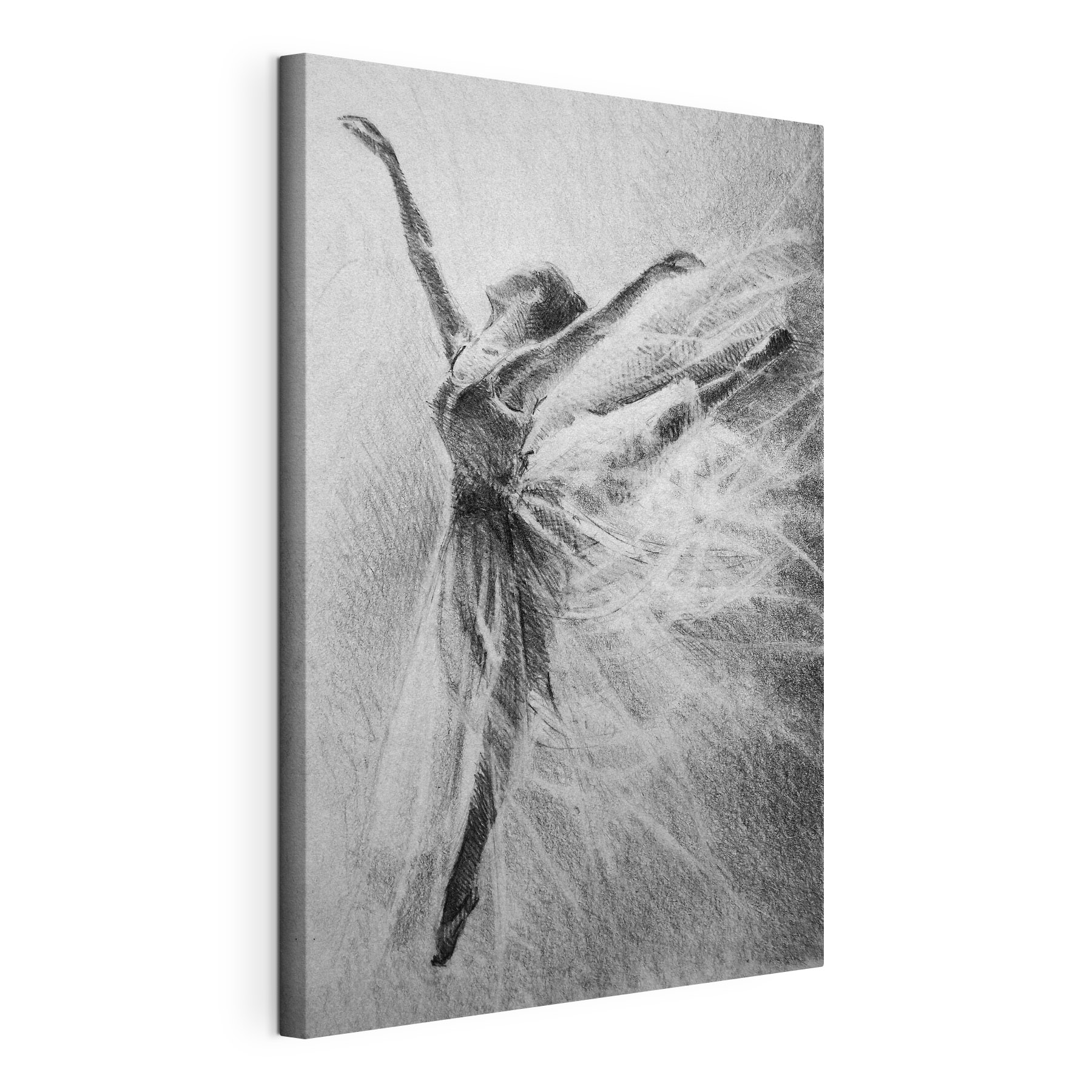 A drawing of a woman dancing A drawing of a woman dancing