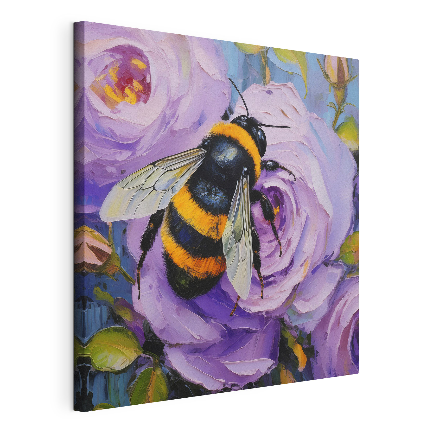A bee on a flower A bee on a flower