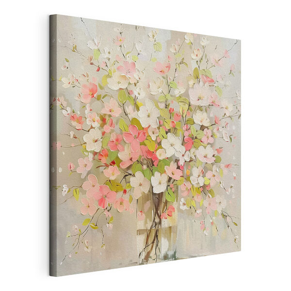 Painting of flowers in a vase Painting of flowers in a vase
