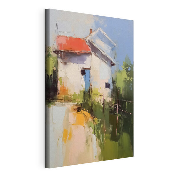 Tablouri Tablouri Vopsirea unei case (SKU: s40689)