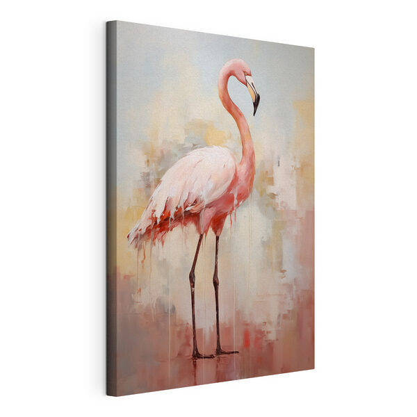 Tablouri Pictura unui flamingo roz