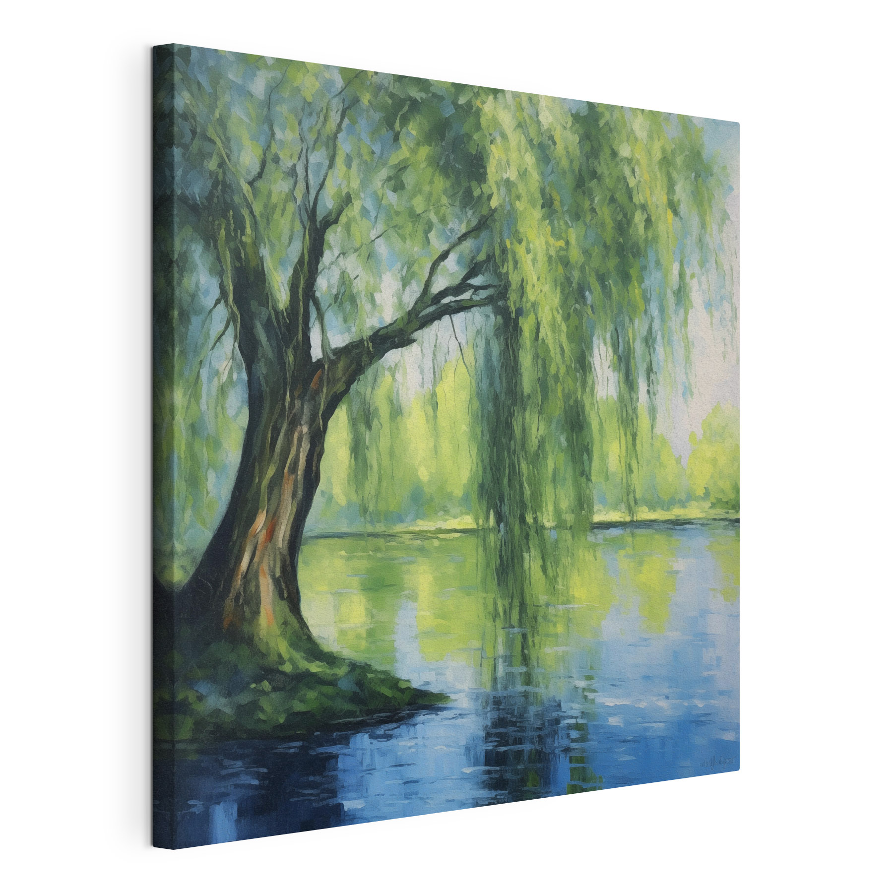 Tree next to water