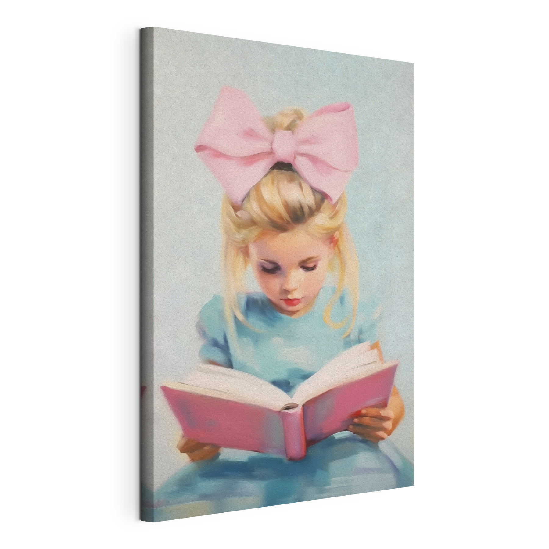 Girl reading a book