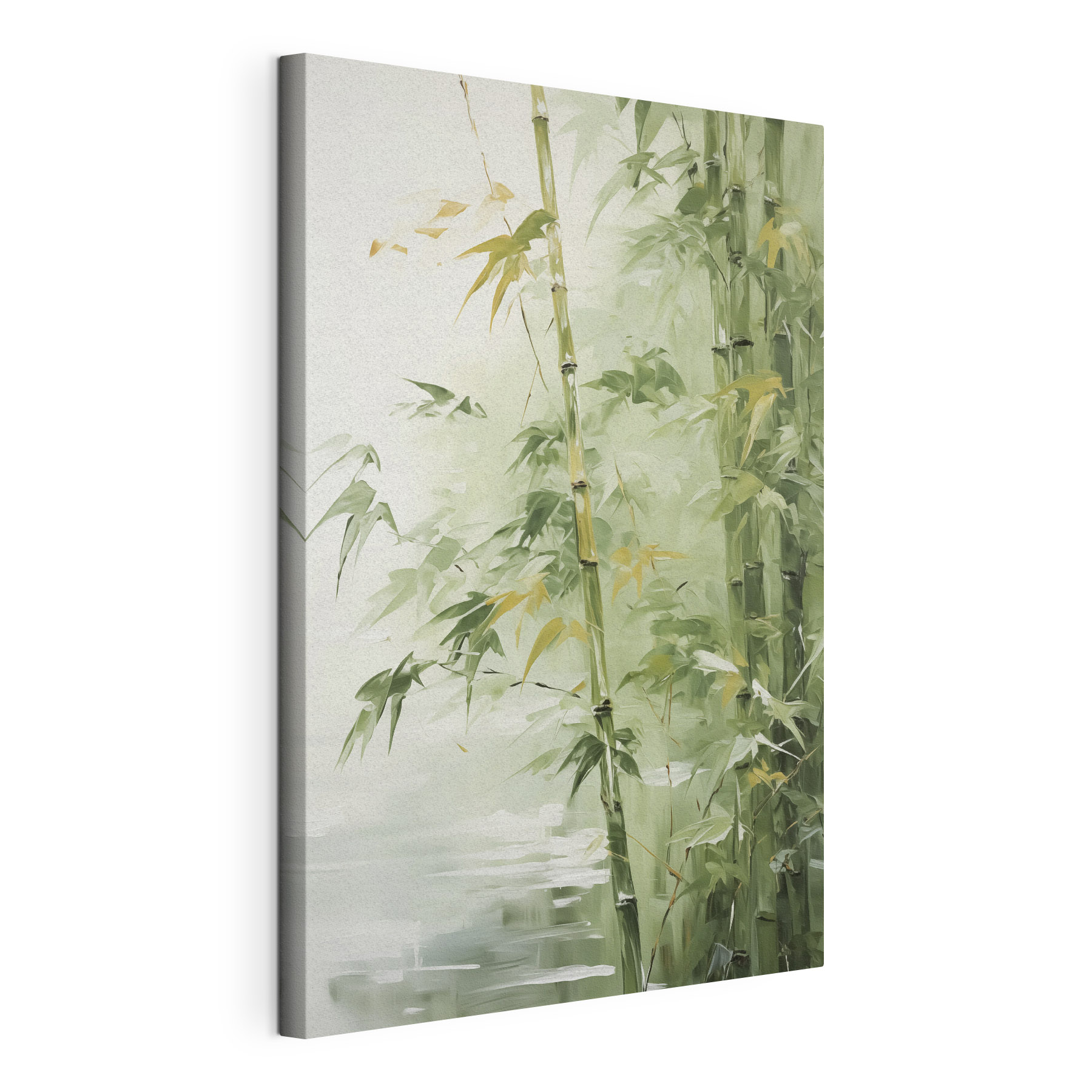 Painting of a bamboo tree
