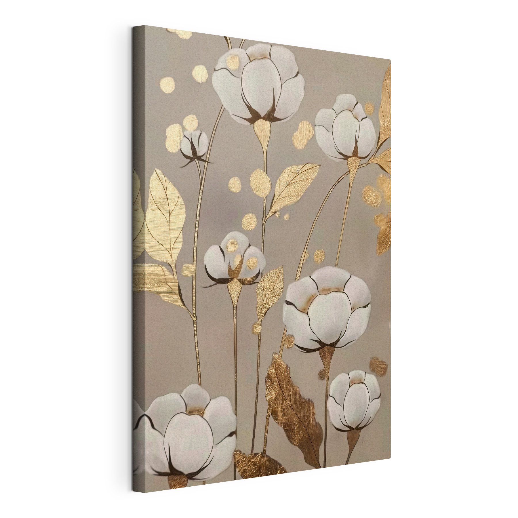 Painting of flowers and leaves Painting of flowers and leaves