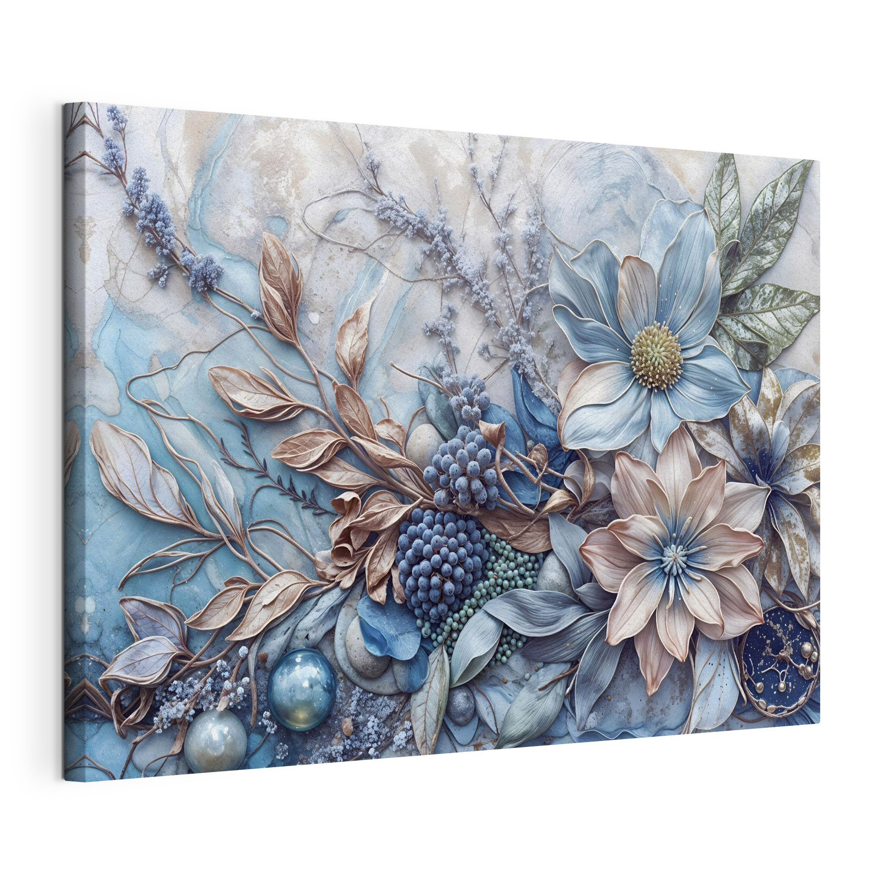 Floral arrangement in cool tones Floral arrangement in cool tones