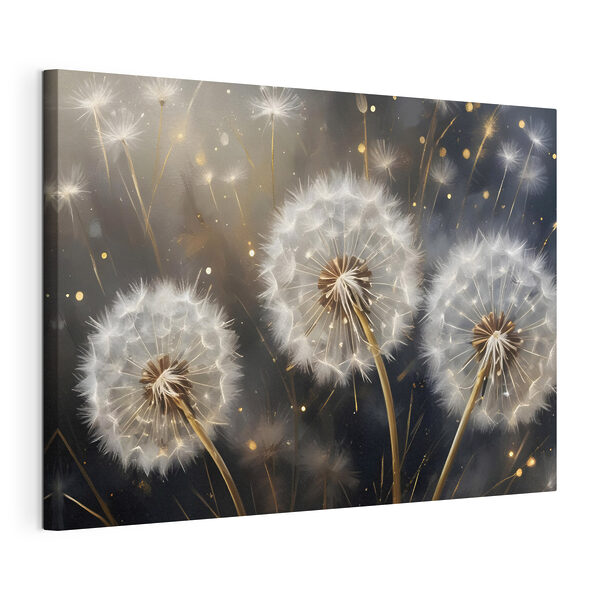 Păpădii delicate în lumină blândă Tablouri Păpădii delicate în lumină blândă