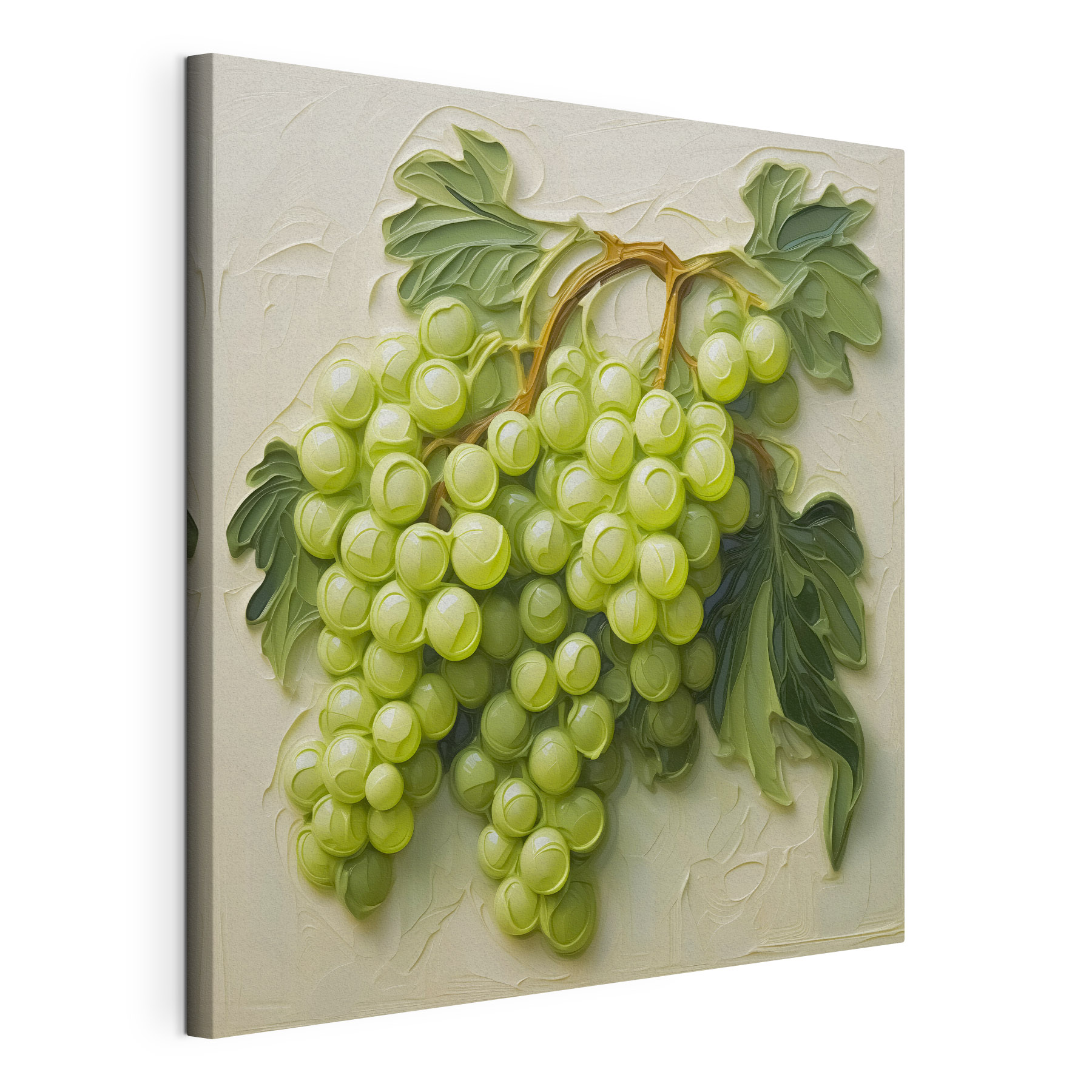Painting of a bunch of grapes