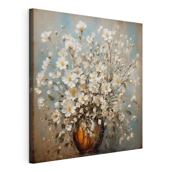 Tablouri Tablouri Vaza de flori albe (SKU: s43107)