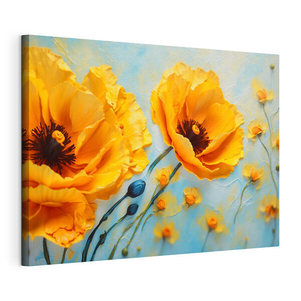 Tablouri Tablouri Florile vibrante pun în valoare decorul senin (SKU: s43118)