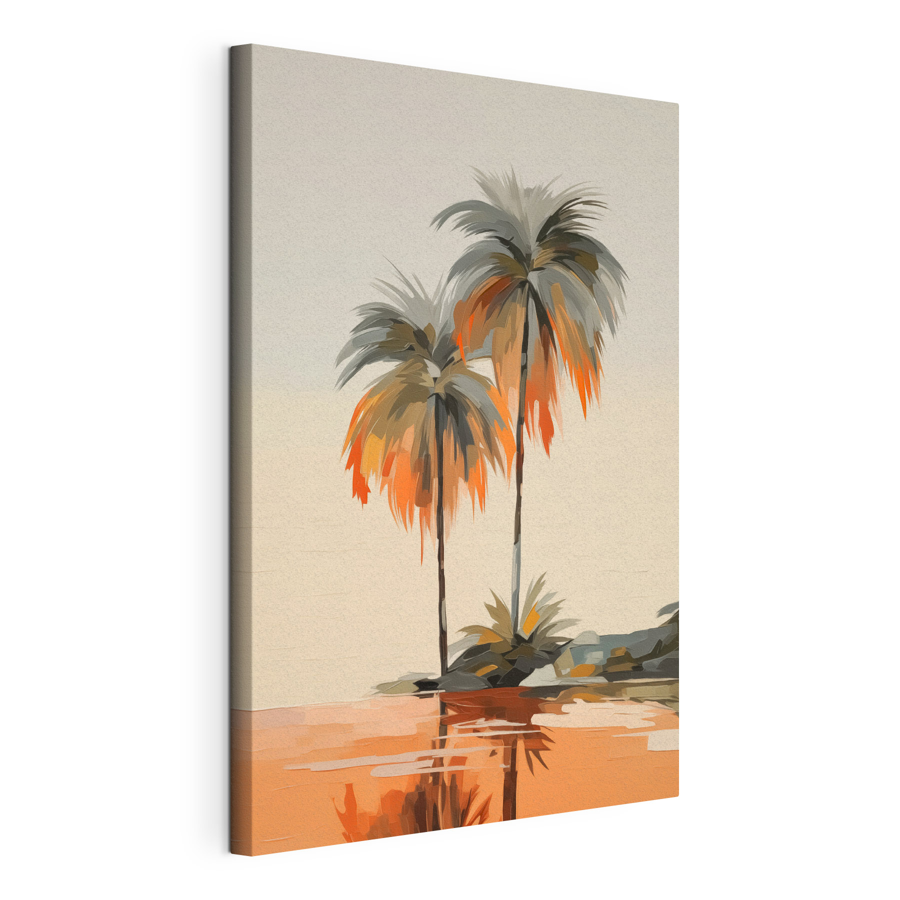 Palm trees on a beach Palm trees on a beach